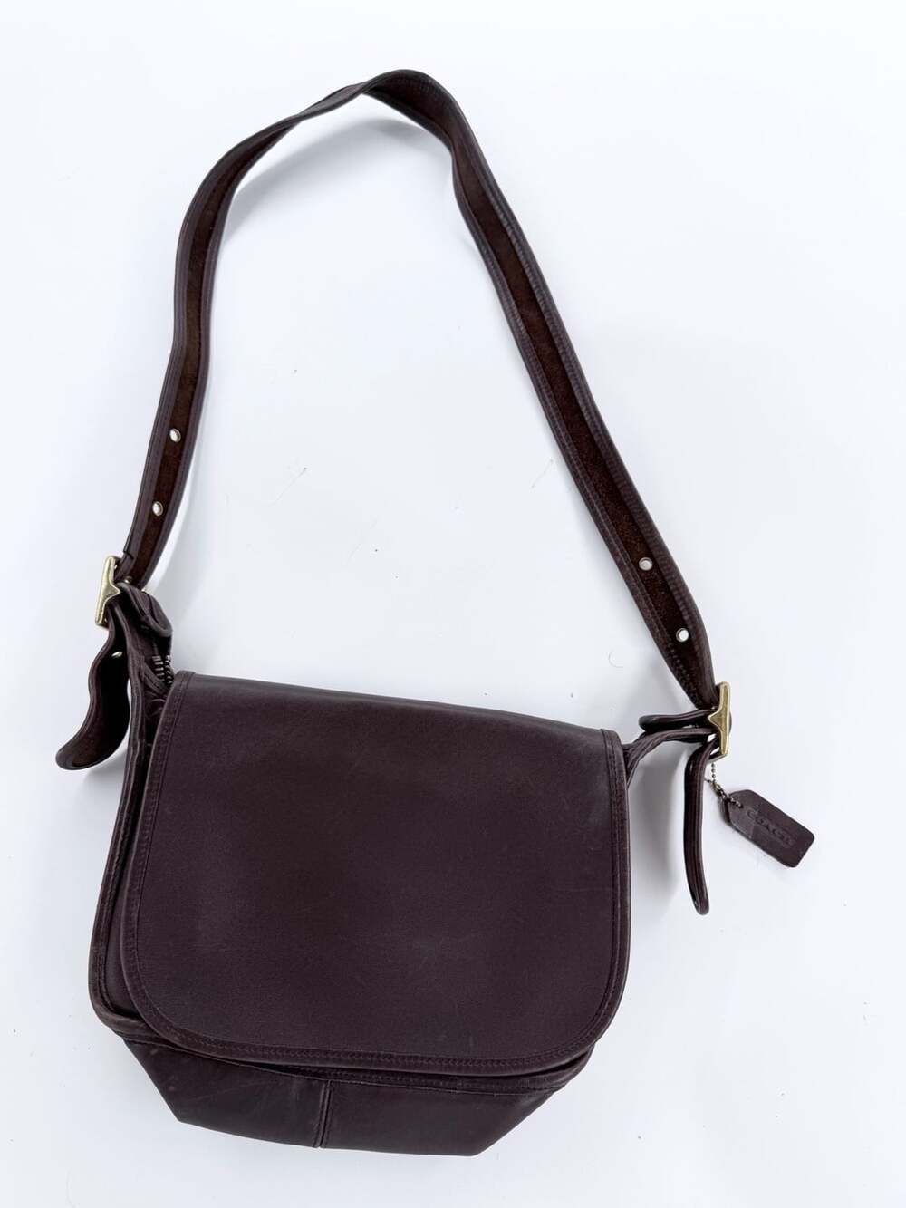 Vintage Coach Patricia Legacy Bag 9951 Brown Leather Crossbody Purse
